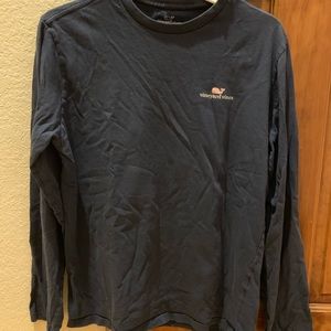 Vineyard Vines Youth XL Longsleeve Tee - Navy Blue